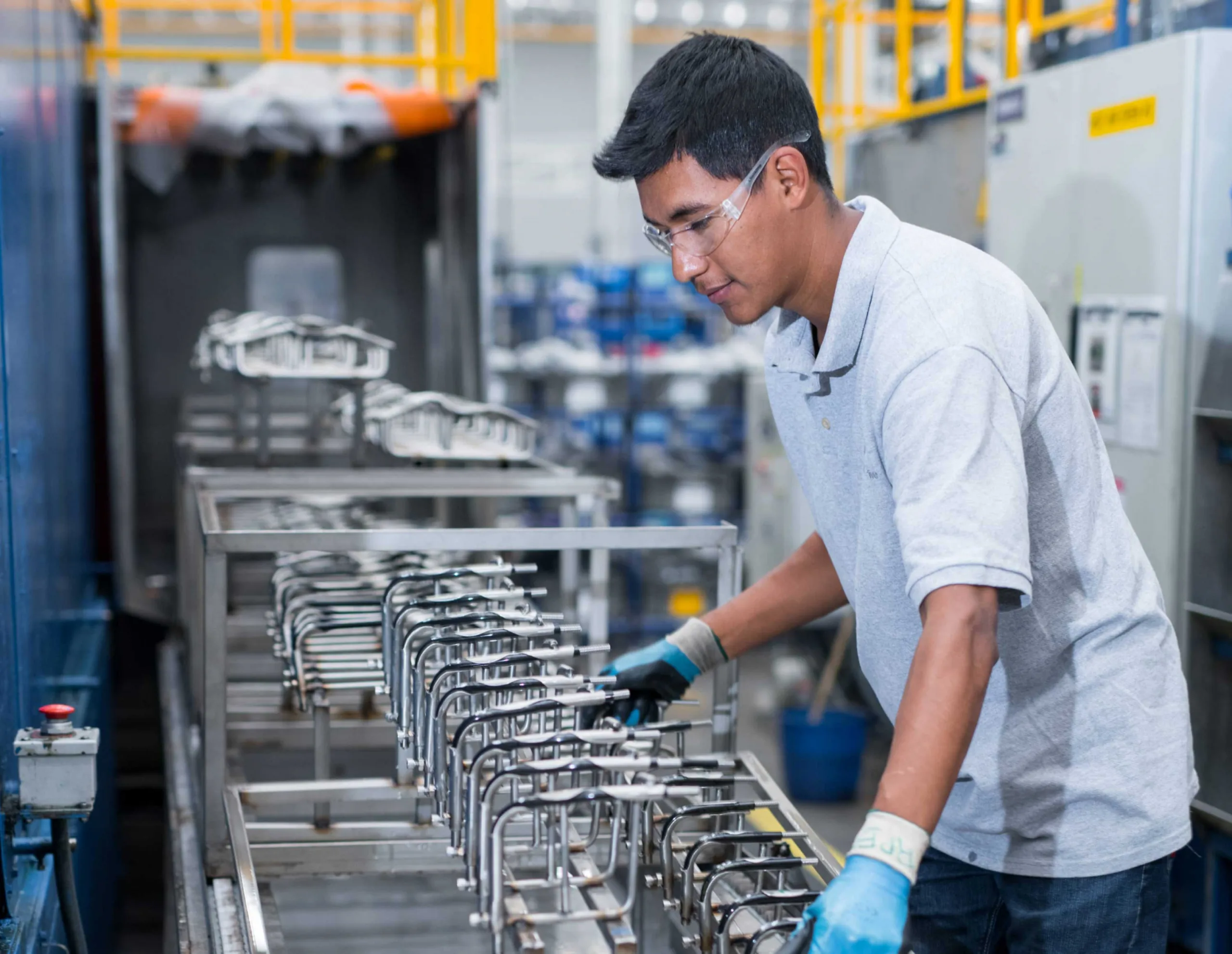 An engineer working in the sustainability sector at TI Fluid Systems